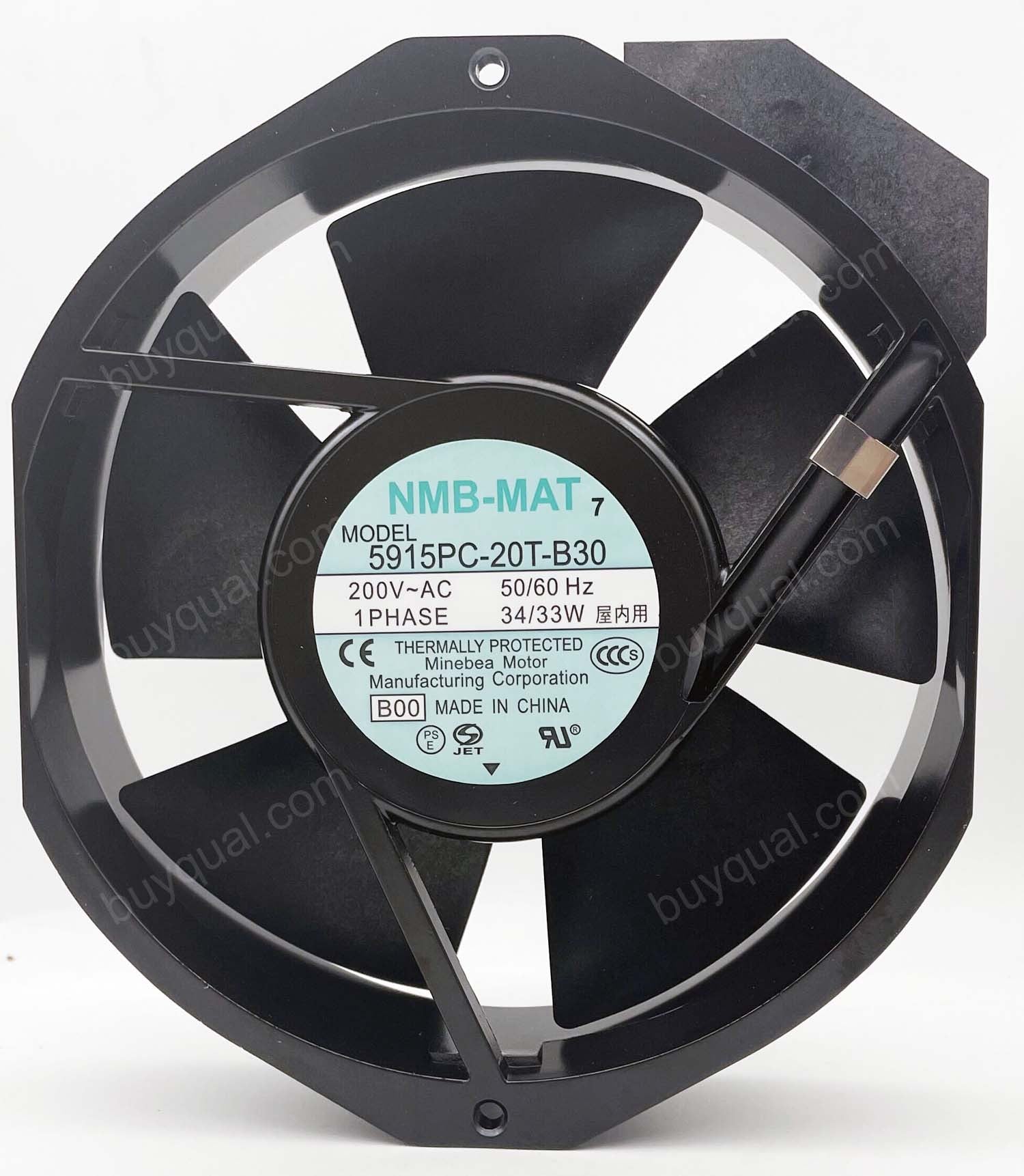 NMB 5915PC-20T-B30 5915PC-20T-B30-B00 200V 34/33W Cooling Fan - Original New NMB 5915PC-20T-B30 5915PC-20T-B30-B00 200V 34/33W Cooling Fan - Original New